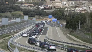 Operación salida de Semana Santa en Aragón