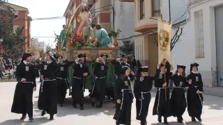 Una imagen de la Semana Santa en el Bajo Aragón