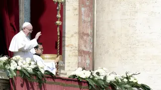 El Papa en el Domingo de Resurrección en el Vaticano, en una foto de archivo.