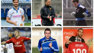 Javi Ros, Carreras, Cabrero, Rubén, Colunga y Ortuño han estado tanto en el Real Zaragoza como en el Mallorca