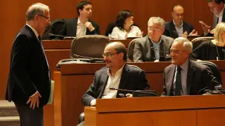 Sesión plenaria de las Cortes autonómicas.