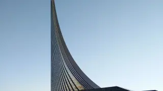 Monumento a los Conquistadores del Espacio, en Moscú