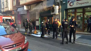 Incendio en la hamburguesería Takk de Zaragoza