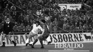 30 aniversario de la tercera Copa del Rey del Real Zaragoza. Paco Güerri y Julio Alberto.