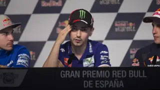 Rueda de prensa del Gran Premio de España de Motociclismo