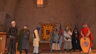 Recreación en el castillo de Monzón