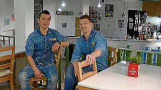 Toni Ducu y Stefan Vasilescu, en El Quinto Pino.