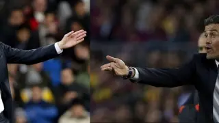 Zidane y Luis Enrique buscan este sábado el título de Liga