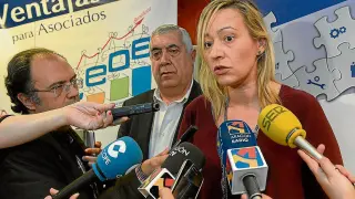 La consejera de Economía, Marta Gastón, asistió a la jornada en Teruel del Foro Pilot.