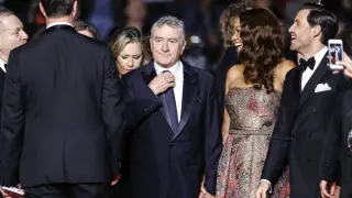 De Niro, en el homenaje que le rindió este lunes el festival de Cannes.