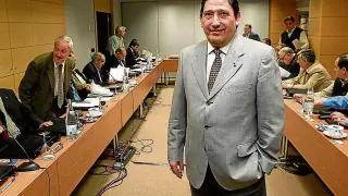 El presidente del Comité Técnico de Árbitros de la Federación Española de Fútbol, Sánchez Arminio, en una foto de archivo.