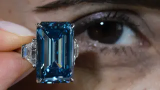 El diamante azul 'Oppenheimer Blue'