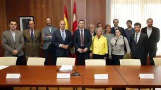 Reunión entre Junta, Ayuntamiento, Diputación y la delegación italiana sobre el hermanamiento de las trufas de Soria y Alba.