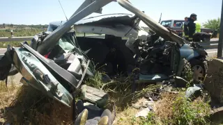 Estado del coche tras el accidente