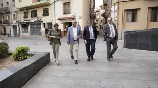 Encuentro de Javier Lambán con los afiliados del PSOE en Teruel.