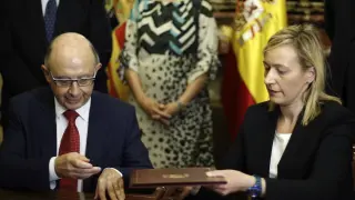 Firma del convenio del Fondo de Inversiones de Teruel
