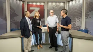 Gómez Bahíllo, Samitier, Alemany y Serrano, en ZTV.