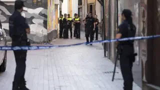 Agentes de la Policía Nacional y la Local, en Zaragoza tras un tiroteo