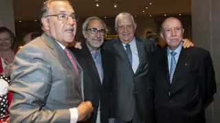 Tomás Solans, Juan Monserrat, Juan Antonio Bolea y Ángel Cristóbal Montes.