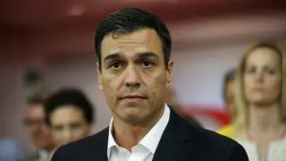 Pedro Sánchez, en Ferraz, valorando los resultados