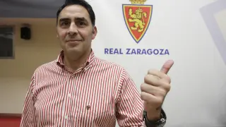 J. Vicente Casanova, presidente de la Federación de Peñas del Real Zaragoza.