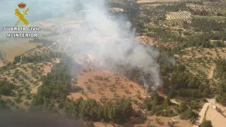 Incendio en Belmonte de San José.