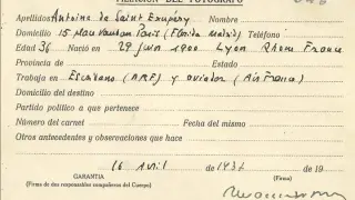 Documento encontrado en el Archivo de Salamanca por el investigador Policarpo Sánchez.