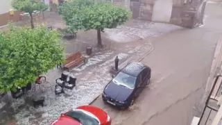 Inundación en Maluenda.