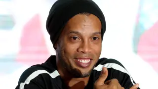 Ronaldinho, el exjugador del Barcelona, en una foto de archivo.