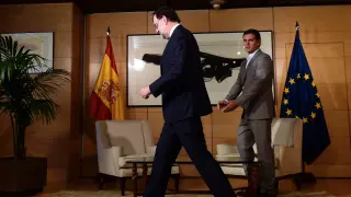 Albert Rivera y Mariano Rajoy en Madrid