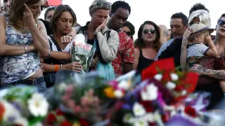 Homenaje a las víctimas del atentado en Niza.