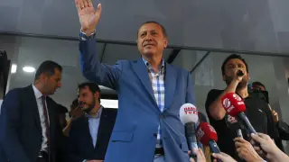 ?Erdogan, durante una comparecencia pública