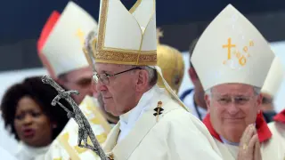 El Papa en la clausura de la JMJ en Cracovia.
