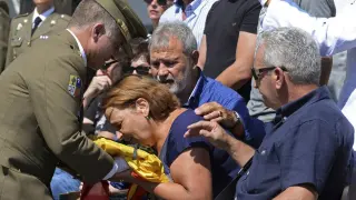 Ahillones despide al joven militar fallecido en Canfranc