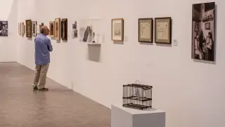 Inauguración de la exposición de Ramón y Katia Acín