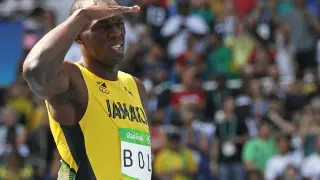 Bolt, tras la prueba de los 200 metros lisos