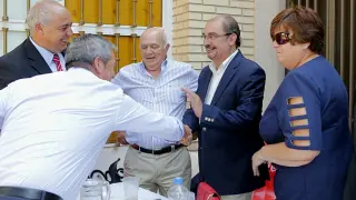 El Presidente Lambán ha visitado la localidad de Pedrola con motivo de sus fiestas en honor a San Roque.