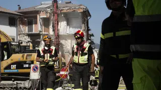 Secuelas del terremoto en Amatrice.