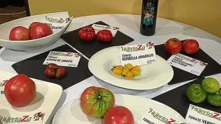 Algunas variedades de tomate de la cata de la pasada edición.