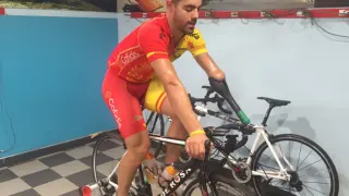 El ciclista Alfonso Cabello en sus primeros días en Río