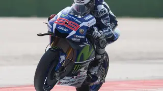Jorge Lorenzo en el Gran Premio de San Marino.