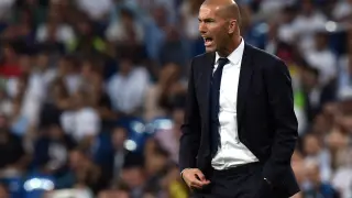El francés Zinedine Zidane, técnico del Real Madrid