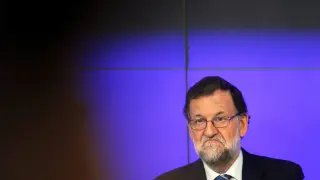 El líder del PP, Mariano Rajoy,
