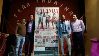 Perera, Fortes y Garrido, cartel de primer nivel para el Pilar en Calanda