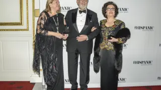 Plácido Domingo en la gala de la Hispanic Society de Nueva York.