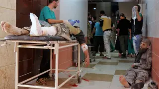 La situación en los hospitales de Alepo es dramática.