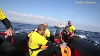 Una operación de rescate en el Mediterráneo