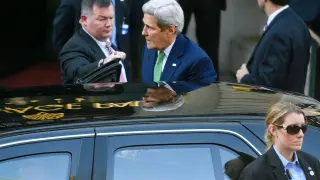John Kerry este sábado en Lausana.