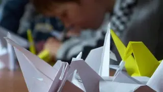 Campaña 'Gran migración de origamis' para salvar Doñana