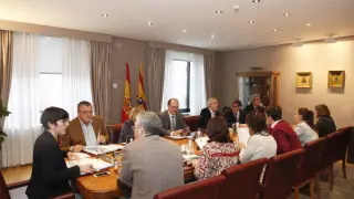 La presidenta de las Cortes, Violeta Barba, hizo ayer su propuesta a la Mesa y Junta de Portavoces.